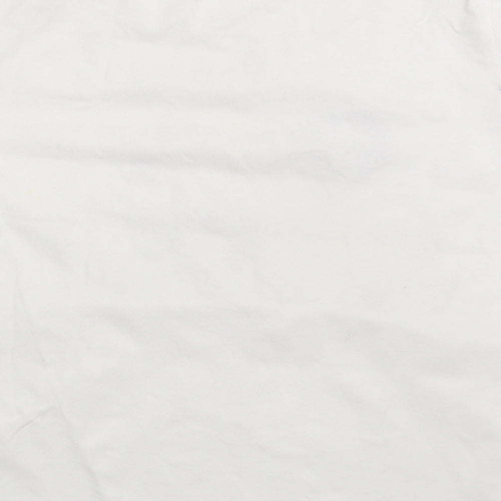 Womens UK Size S H&M White Basic T-Shirt