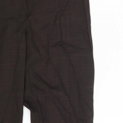 Womens UK Size 10 NL Collection Regular Fit  Brown Trousers