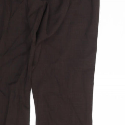 Womens UK Size 10 NL Collection Regular Fit  Brown Trousers
