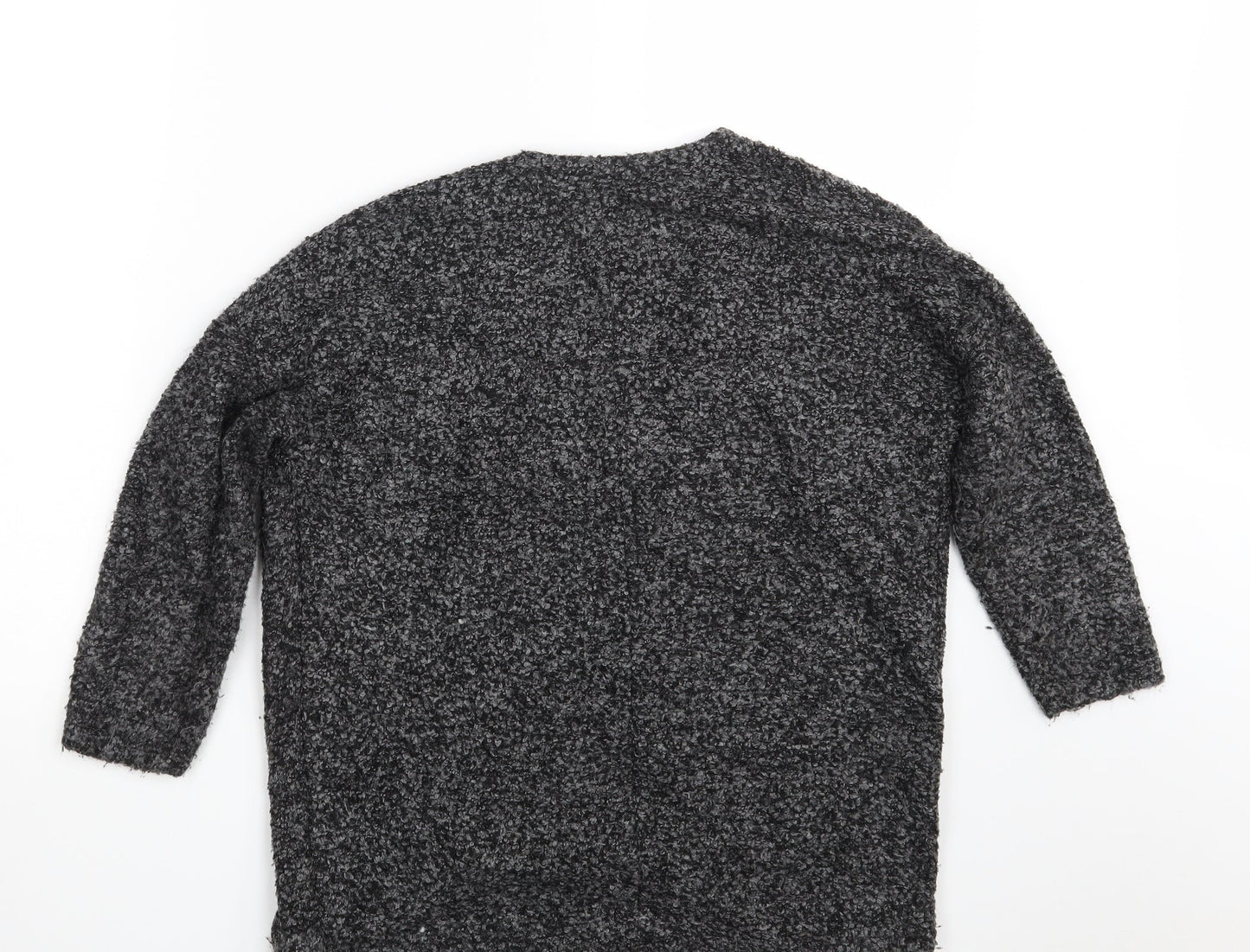 Womens UK Size XS H&M Black Wrap Jumper