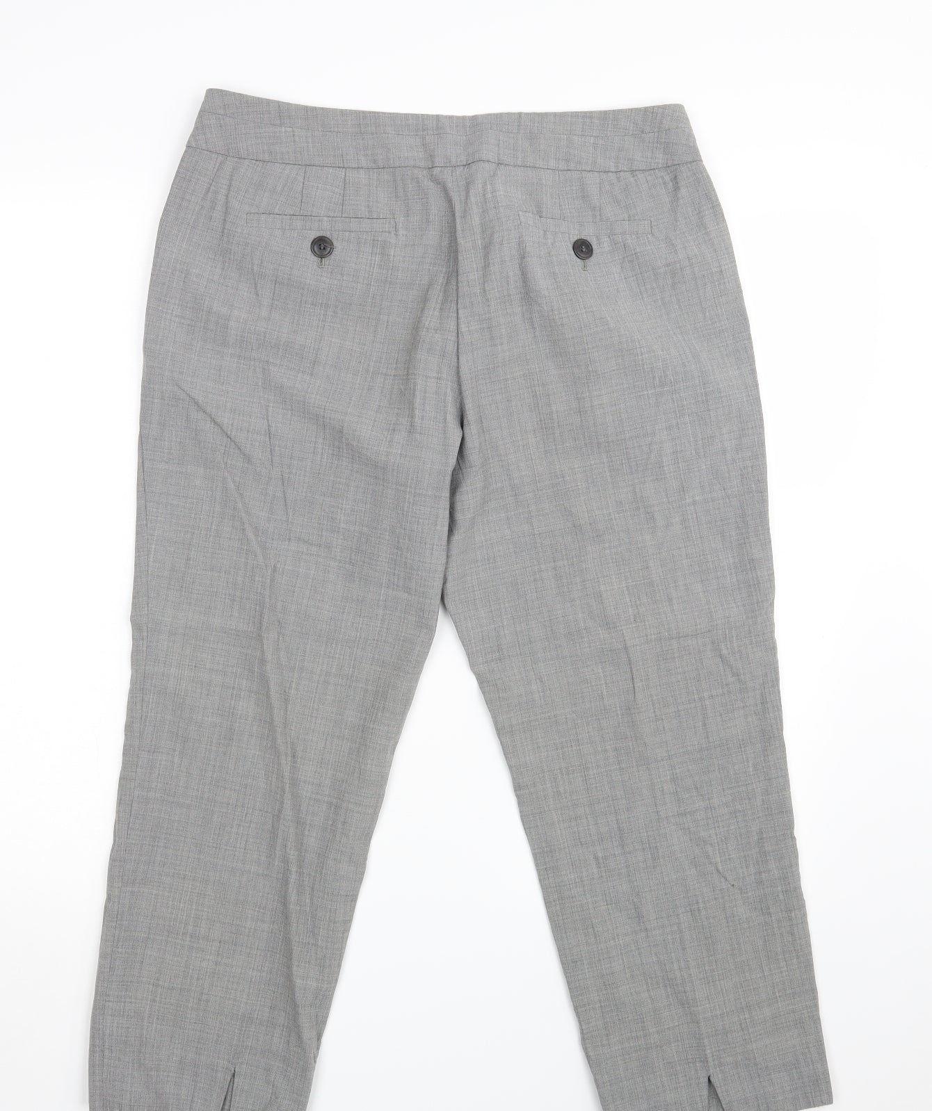 Ann Taylor Womens Grey   Capri Trousers Size 10 L26 in