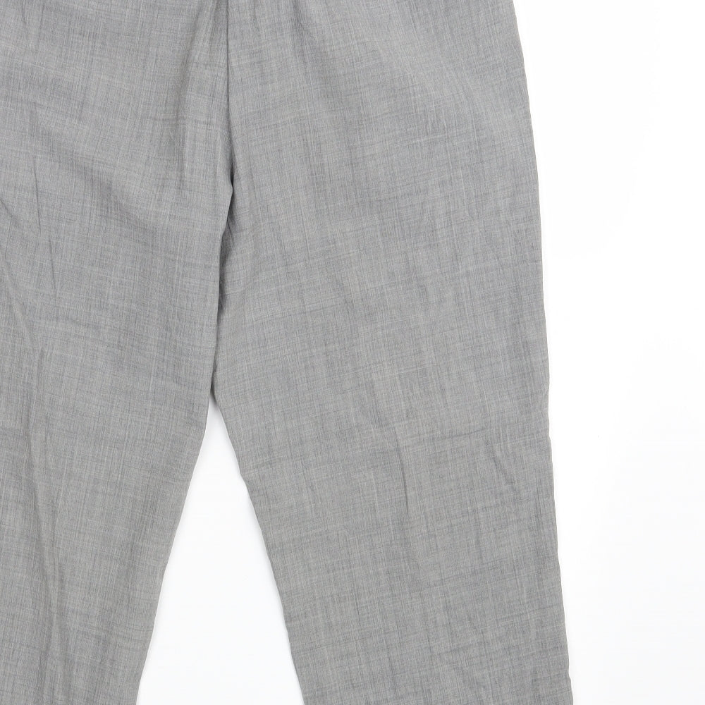 Ann Taylor Womens Grey   Capri Trousers Size 10 L26 in