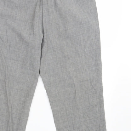 Ann Taylor Womens Grey   Capri Trousers Size 10 L26 in