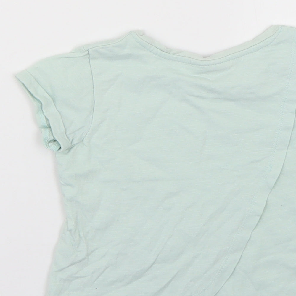Matalan Girls Green   Basic T-Shirt Size 4 Years