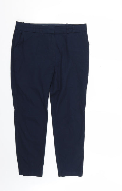 Womens UK Size 12 NEXT Regular Fit  Blue Trousers