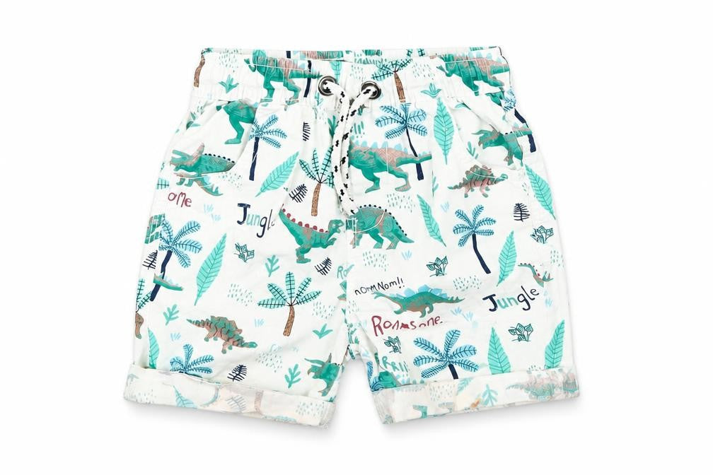 Front view of George Baby Multicoloured Geometric Cropped Trousers, size 12-18, Months
