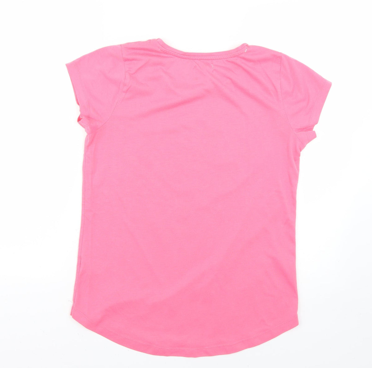 Back view of Matalan women’s pink top pyjama top, size UK 10