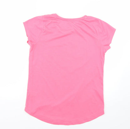 Back view of Matalan women’s pink top pyjama top, size UK 10