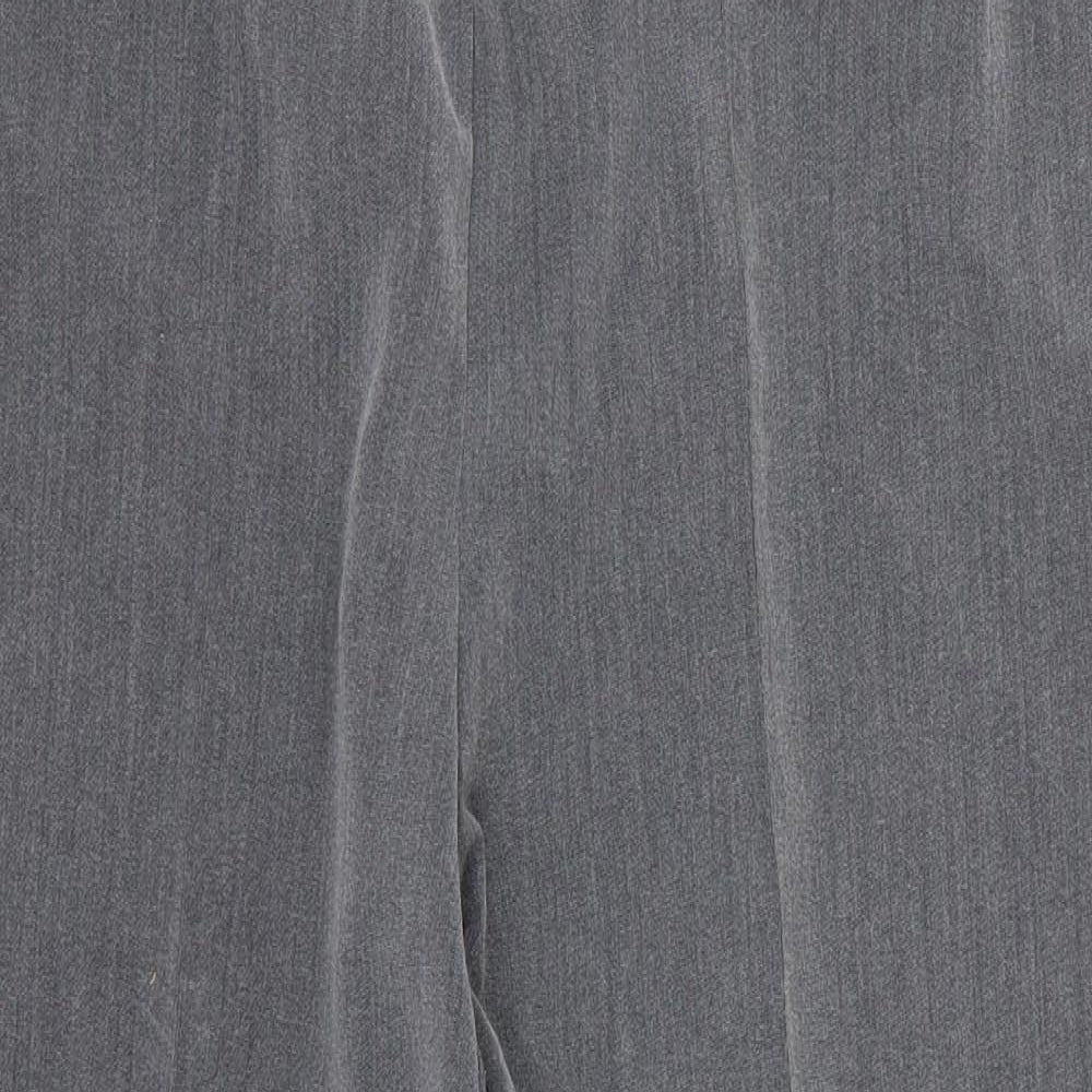 bm collection Womens Grey   Trousers  Size 12 L25 in