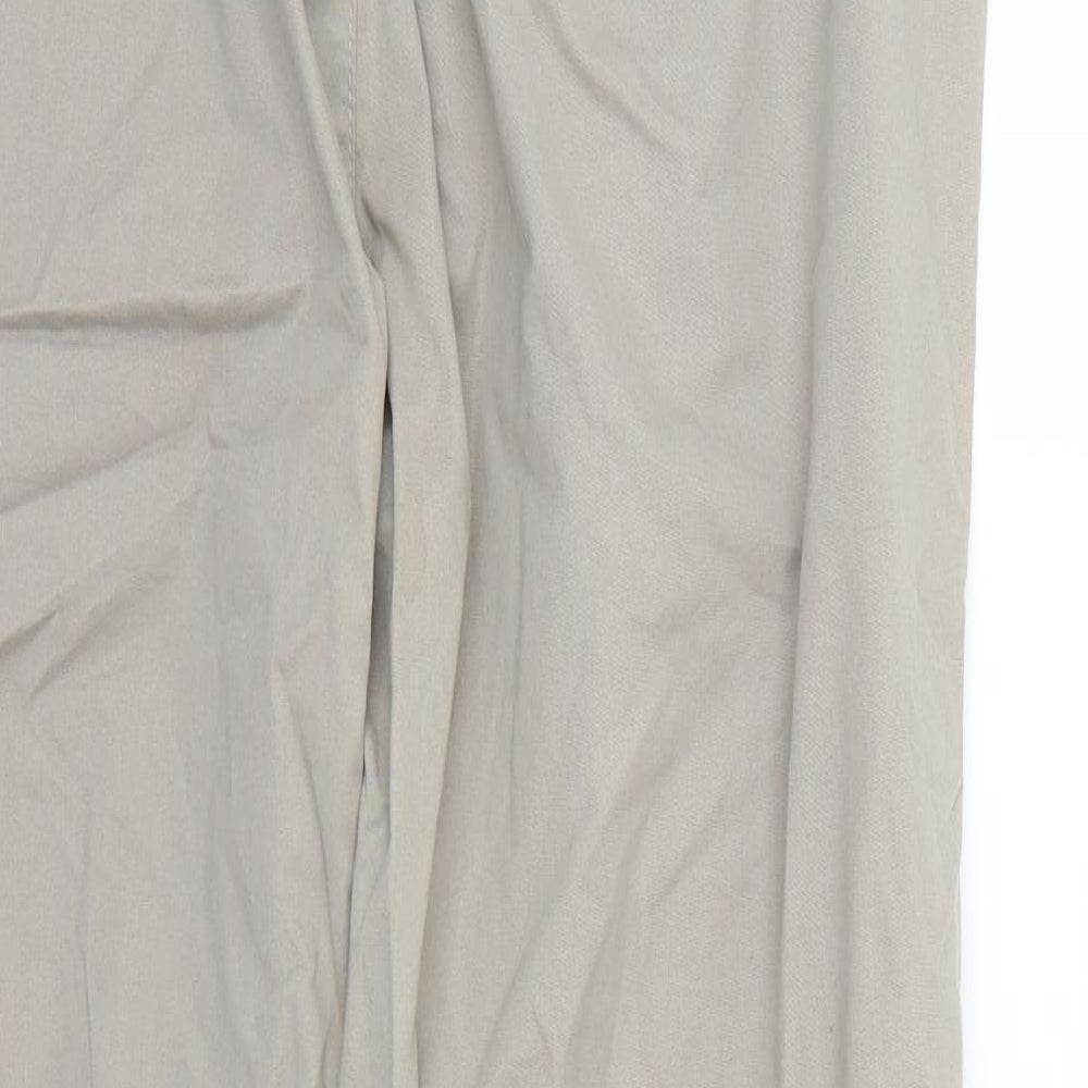 Mens UK Size 38 boston crew Regular Fit Straight Beige Jeans