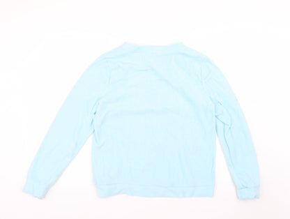 Dunnes Stores Womens Blue Geometric  Top Pyjama Top Size M