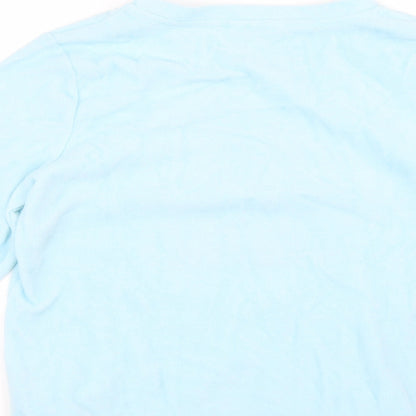 Dunnes Stores Womens Blue Geometric  Top Pyjama Top Size M
