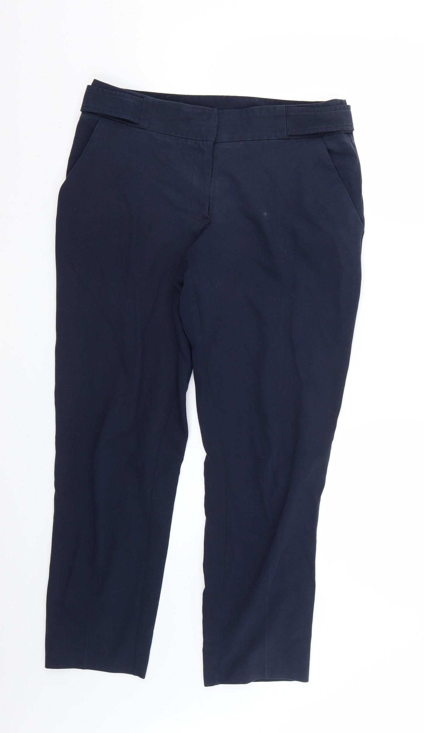 Womens UK Size 10 Dorothy Perkins Regular Fit  Blue Trousers