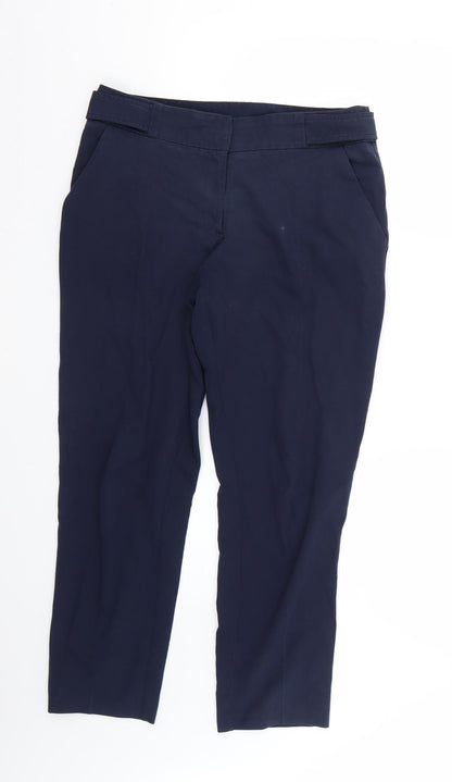 Womens UK Size 10 Dorothy Perkins Regular Fit  Blue Trousers