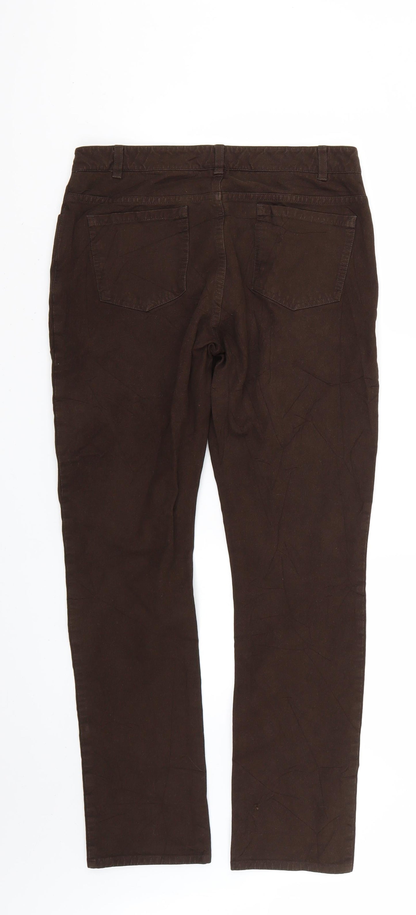 Womens UK Size 12 Jigsaw Regular Fit Skinny Brown Jeans