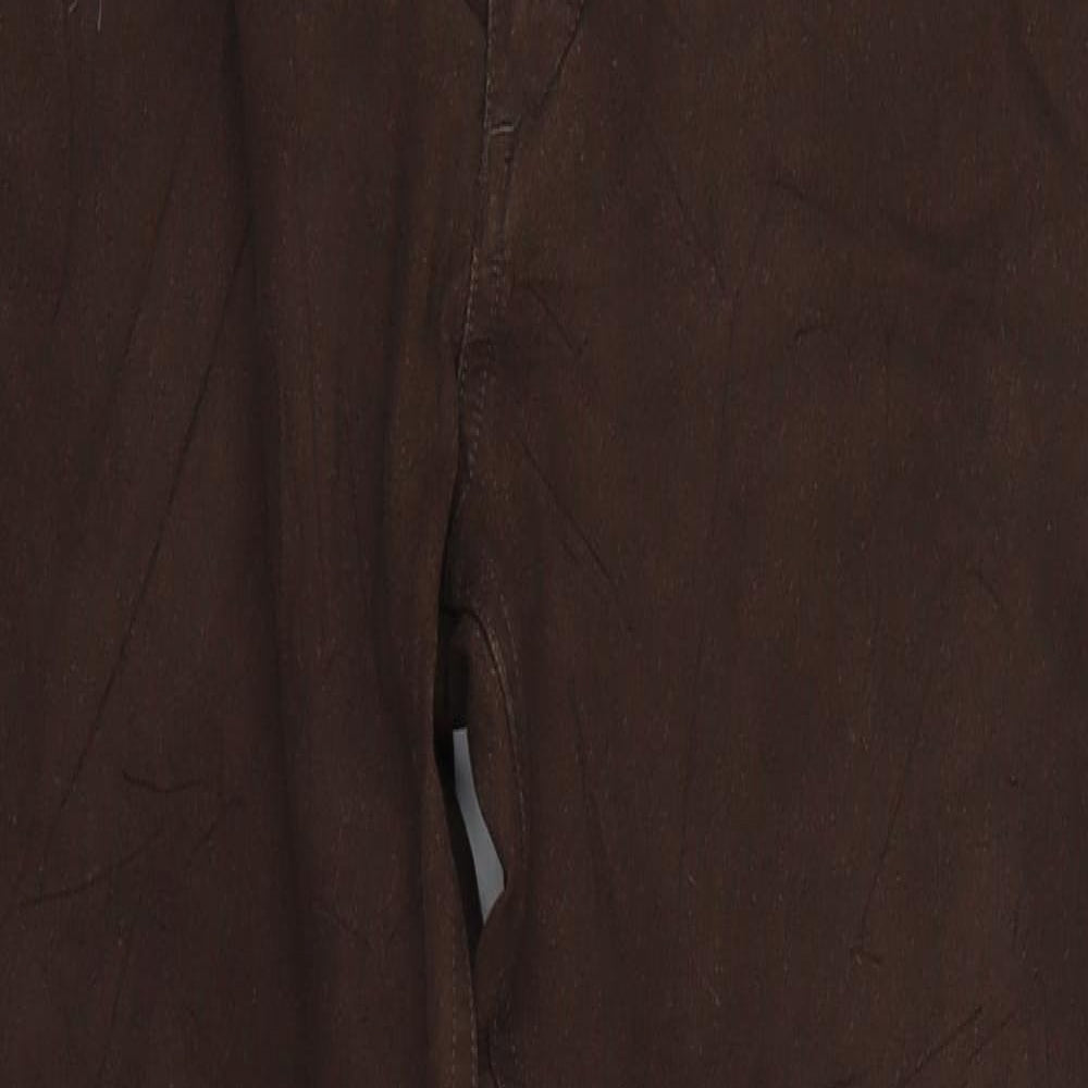 Womens UK Size 12 Jigsaw Regular Fit Skinny Brown Jeans