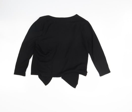 Womens UK Size 8 Dorothy Perkins Black Cardigan Jumper
