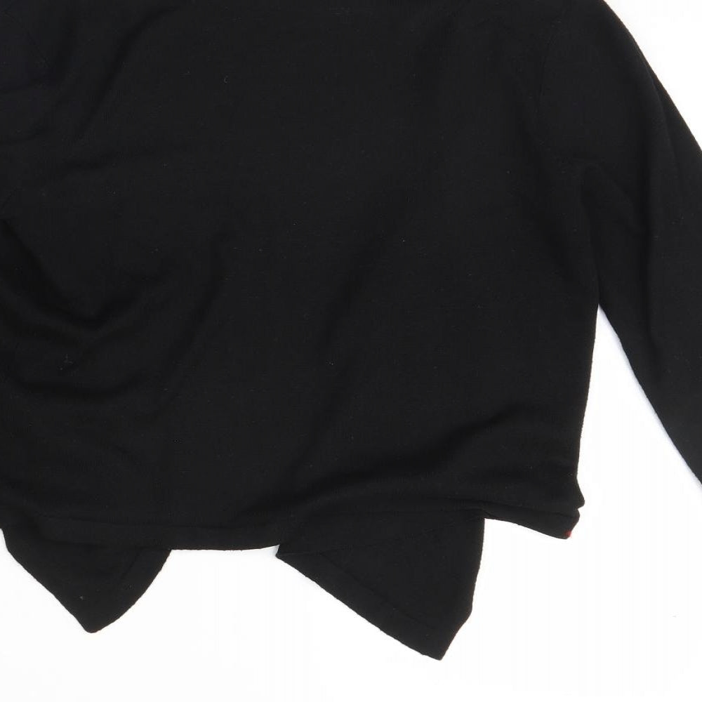 Womens UK Size 8 Dorothy Perkins Black Cardigan Jumper