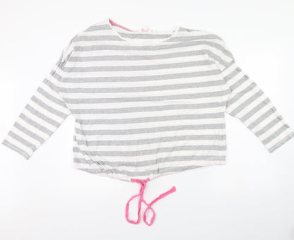 Pretty secrets Womens Grey Striped  Pullover Jumper Size 20