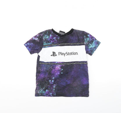 NEXT Boys Multicoloured   Basic T-Shirt Size 7 Years  - Playstation