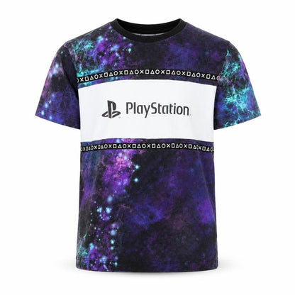 Front view of Next boys’ multicoloured basic t-shirt, size 7, years - playstation