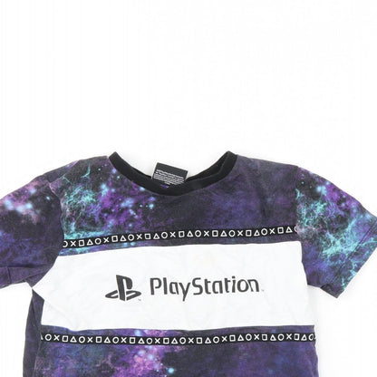 NEXT Boys Multicoloured   Basic T-Shirt Size 7 Years  - Playstation