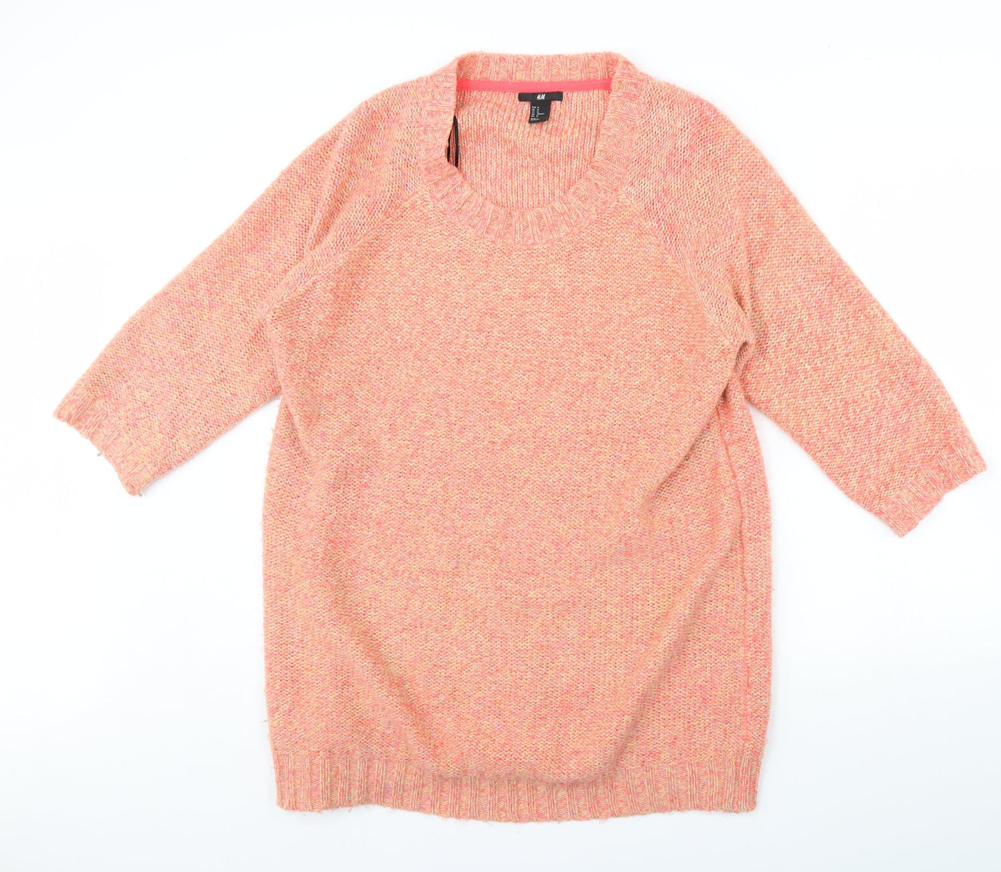 Womens UK Size M H&M Pink Pullover Jumper