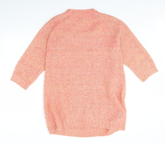 Womens UK Size M H&M Pink Pullover Jumper