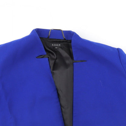 Womens UK Size 14 Soon Blue Jacket