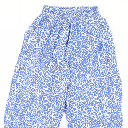 Womens UK Size S M&s Regular Fit  Blue Trousers