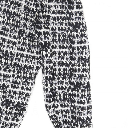 Womens UK Size S M&s Regular Fit  Black Trousers