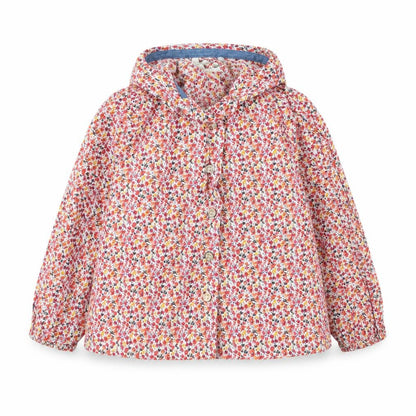Front view of Next girls’ multicoloured floral basic button-up, size 2, years