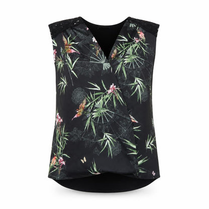 Womens UK Size S Wallis Black Basic Tank