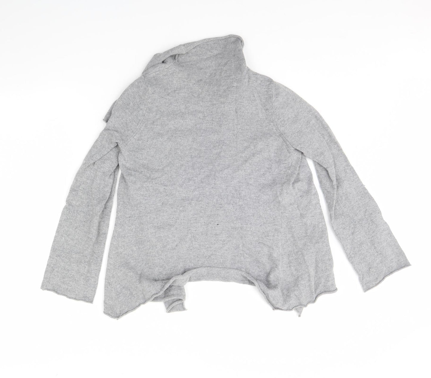 Womens UK Size 10 M&s Grey Cardigan Jumper