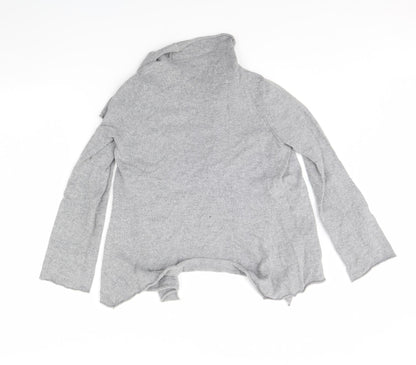 Womens UK Size 10 M&s Grey Cardigan Jumper