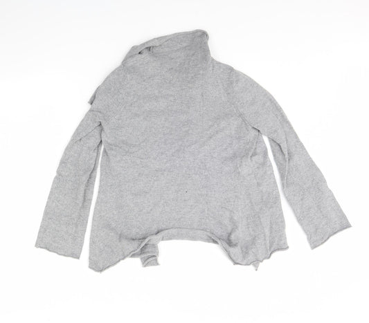 Womens UK Size 10 M&s Grey Cardigan Jumper
