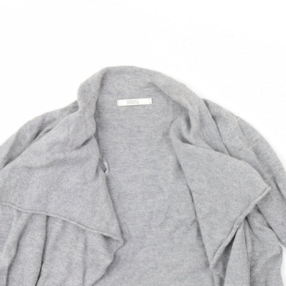 Womens UK Size 10 M&s Grey Cardigan Jumper