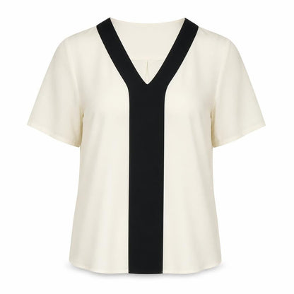 Womens UK Size 10 ASOS Ivory Basic Blouse