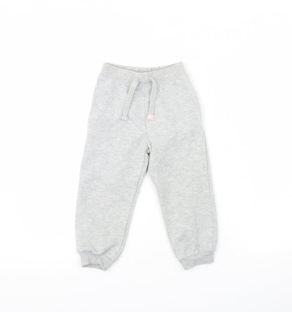 Young Dimension Girls Grey   Jogger Trousers Size 2 Years