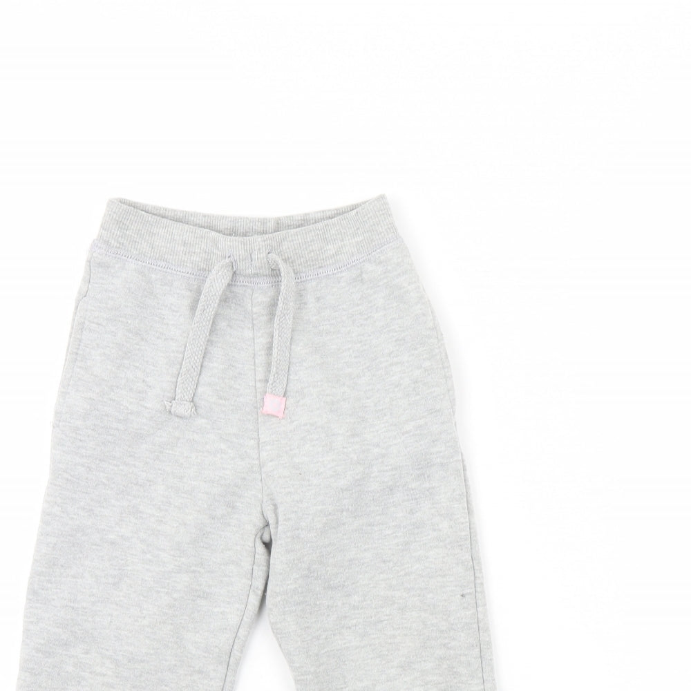 Young Dimension Girls Grey   Jogger Trousers Size 2 Years