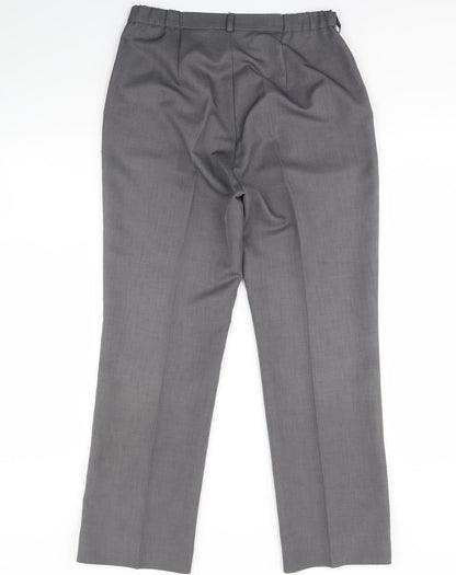 Esmorn Womens Grey   Dress Pants Trousers Size 12 L31 in