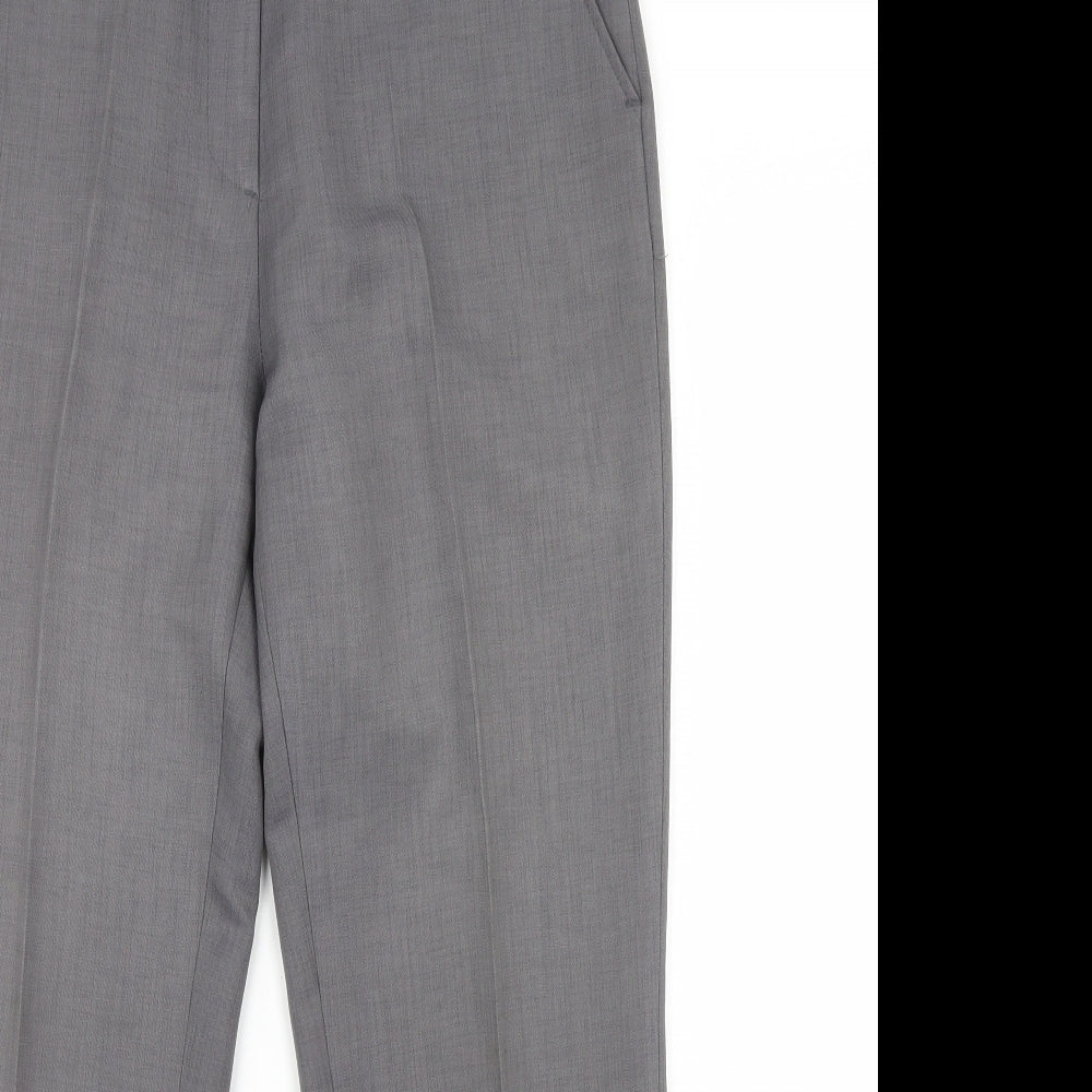 Esmorn Womens Grey   Dress Pants Trousers Size 12 L31 in