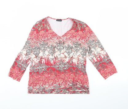 Womens UK Size 10 Gerry Weber Red Basic Blouse