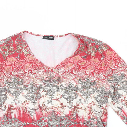 Womens UK Size 10 Gerry Weber Red Basic Blouse