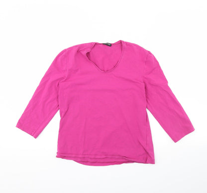 Womens UK Size 12 Gerry Weber Pink Basic Blouse