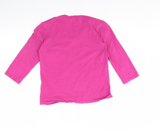 Womens UK Size 12 Gerry Weber Pink Basic Blouse