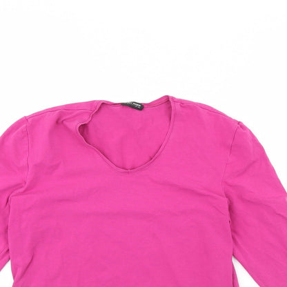 Womens UK Size 12 Gerry Weber Pink Basic Blouse