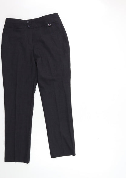 Uniform Experiment Womens Black   Trousers  Size 10 L27 in
