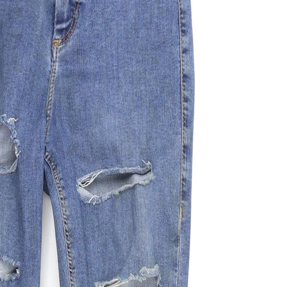 Topshop Womens Blue  Denim Skinny Jeans Size 28 in L32 in