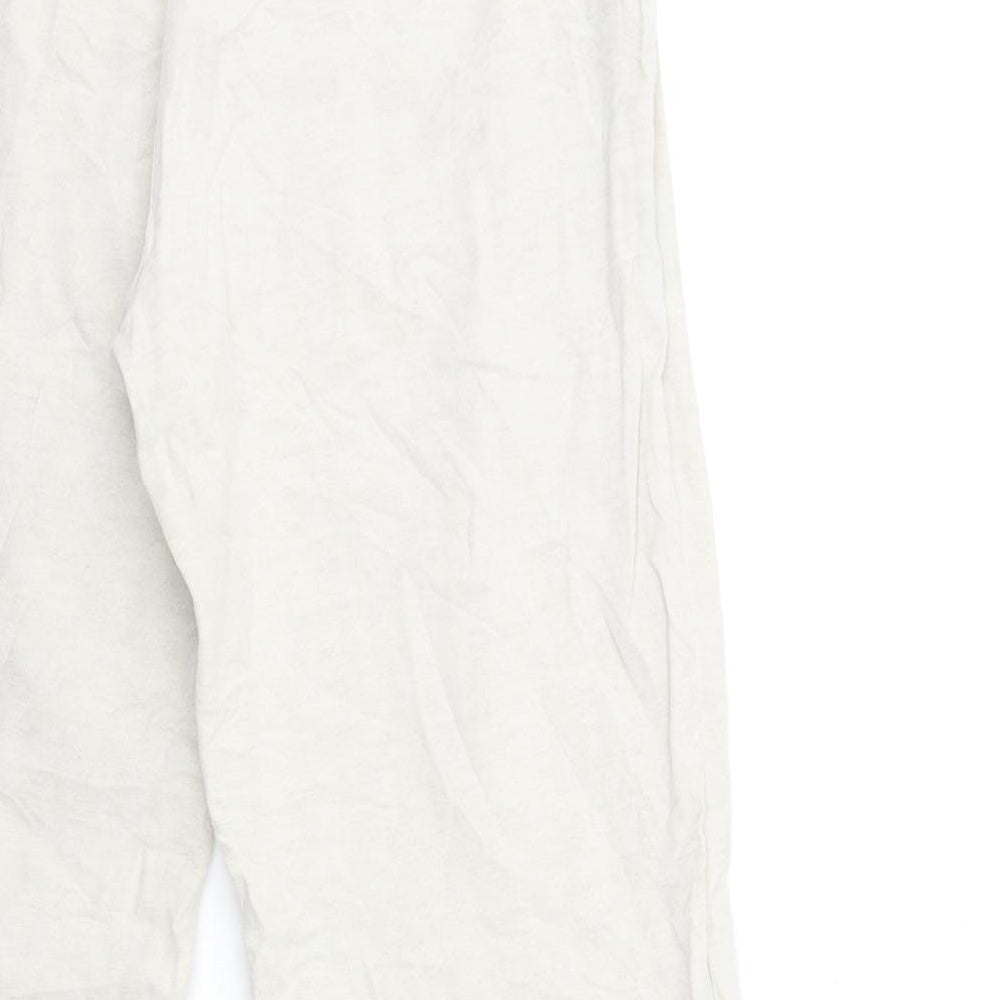 Womens UK Size 18 C&A Regular Fit  Beige Trousers